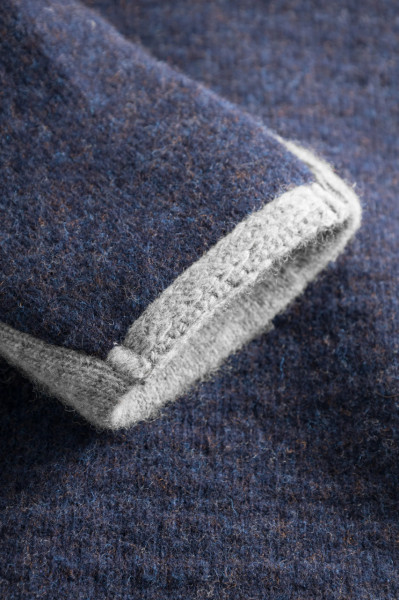 Overall lână merinos fiartă cu mănuși și botoșei, Stapf - Midnight Blue