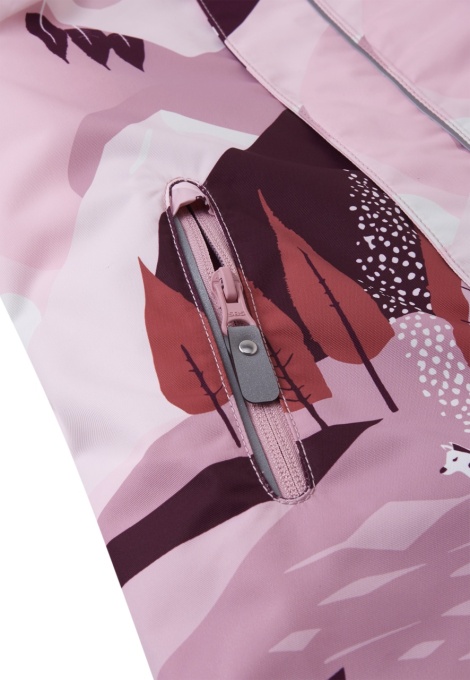 Salopetă de iarnă ReimaTec - Puhuri Grey Pink