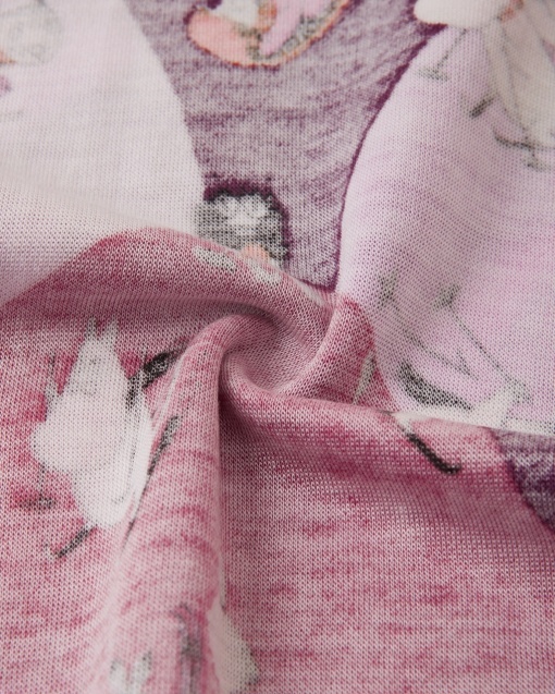 Set lână merinos și lyocell, Reima - Moomin Trivsam Pink