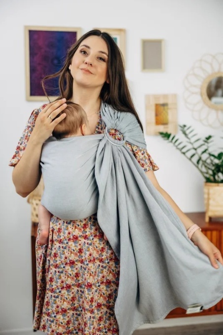 Sling cu inele Lennylamb - Iceberg