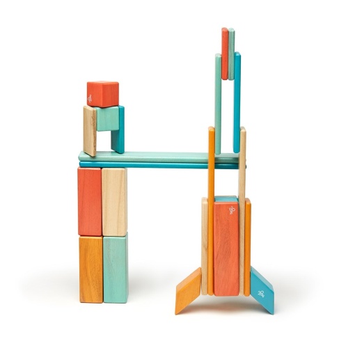 Tegu Sunset, set 24 piese din lmn magnetic - Img 4