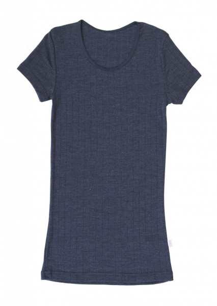 Tricou femei Joha lână merinos si mătase - Emily Navy