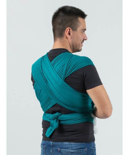 Wrap elastic Isara - Teal green