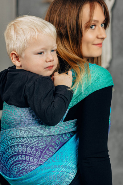 WrapTai LennyHybrid Half Buckle, Peacock&#039;s Tail Fantasy