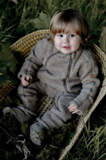 Botosei lână merinos fleece Mikk-line - Melange Denver