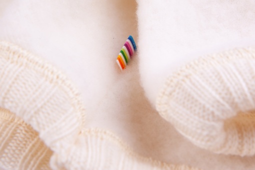 Cardigan lână merinos fleece, Joha - Basic White