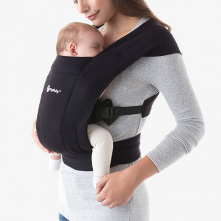 Ergobaby Embrace Pure Black - Marsupiu Ergonomic