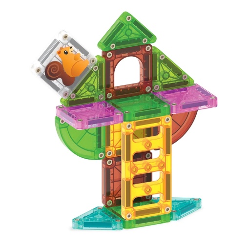 MAGNA-TILES microMAGS Treehouse, Travel set, 24 piese