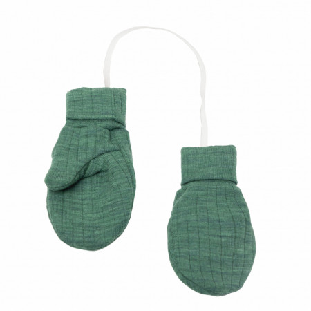 Mănuși lână merinos Joha - Basic Green