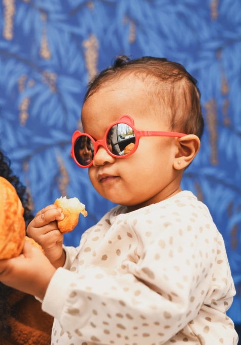 Ochelari de soare Ki ET LA (0-4 ani) - Ourson Elysee Red