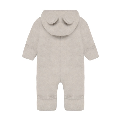 Overall cu urechi lână merinos fleece Huttelihut - Camel Melange