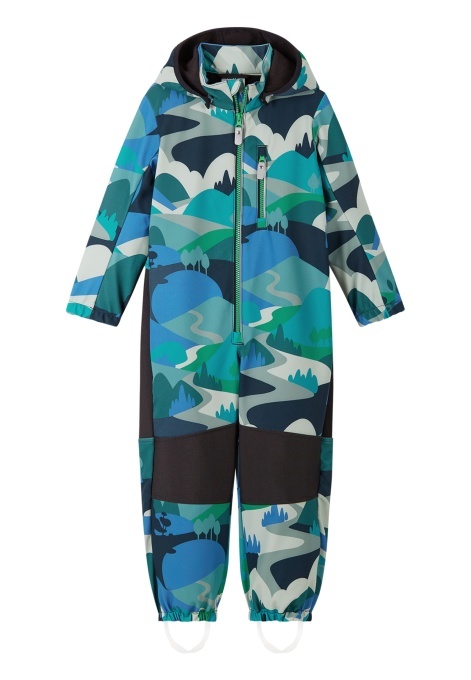 Overall impermeabil softshell Reima Nurmes, Sparky Blue - Img 2