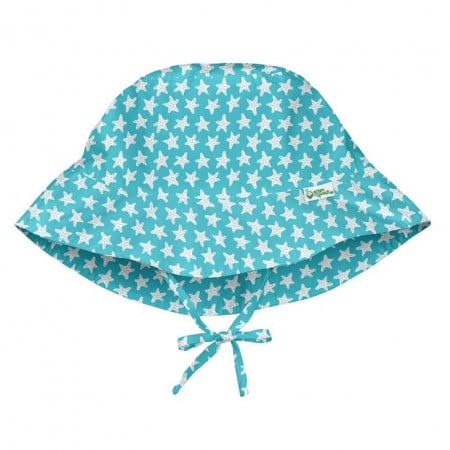 Palarie ajustabila Green Sprouts by iPlay SPF 50+ - Light Aqua Starfish Geo