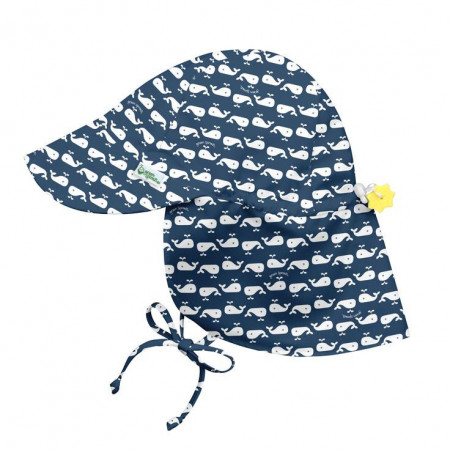Pălărie ajustabila Green Sprouts by iPlay SPF 50+ - Navy Whale Geo