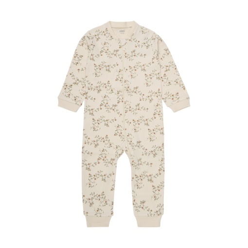 Salopetă cu fermoar din bumbac Pippi - Offwhite ( 1 buc.)