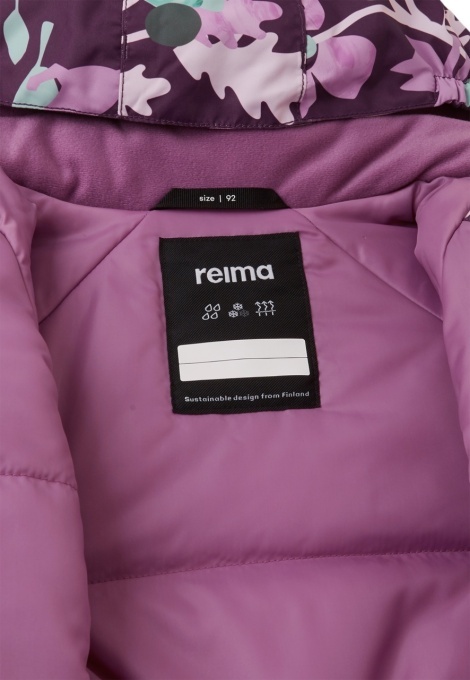 Salopetă de iarnă ReimaTec - Puhuri  Deep purple