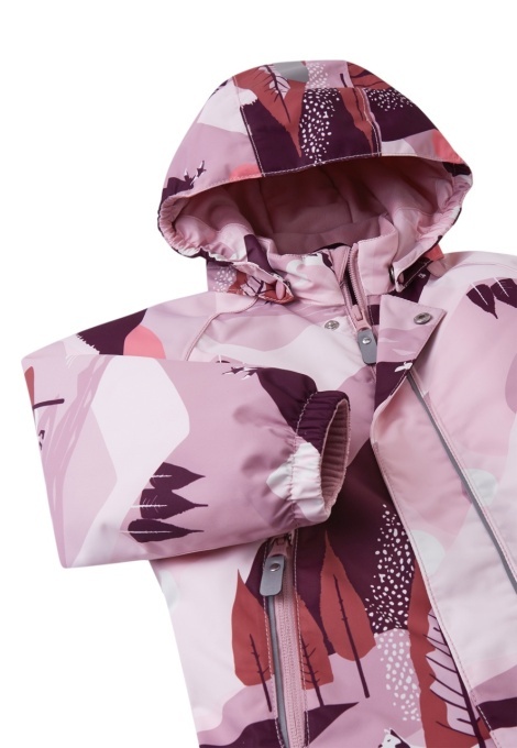 Salopetă de iarnă ReimaTec - Puhuri Grey Pink