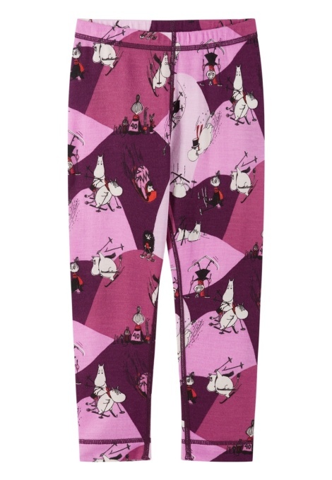 Set lână merinos și lyocell, Reima - Moomin Trivsam Pink