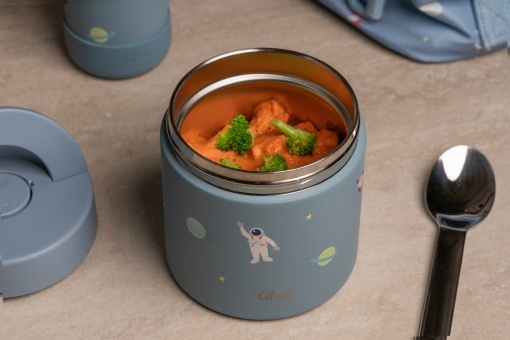 Termos alimente din inox, 350 ml Citron - Spaceship - Img 4