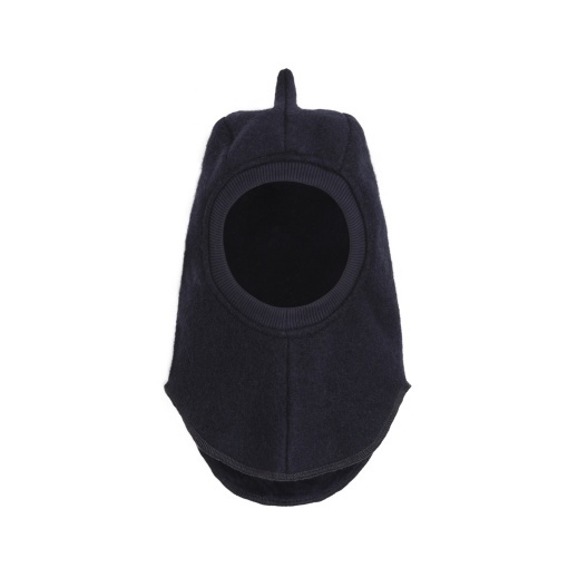 Cagulă dublată lână merinos fiartă Huttelihut - Dino Dark Navy - Img 2