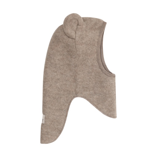 Cagulă dublată lână merinos fleece Huttelihut, Teddy Savannah Melange