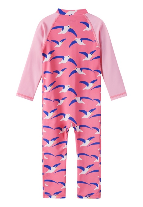 Costum de baie cu protectie UV 50+ Reima, Polskii Soft Coral