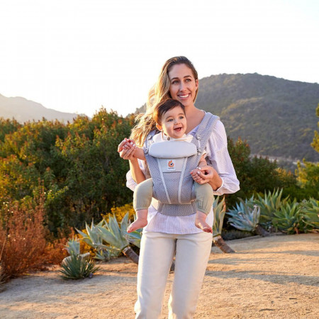 Marsupiu ergonomic, Ergobaby Omni Breeze - Pearl Grey