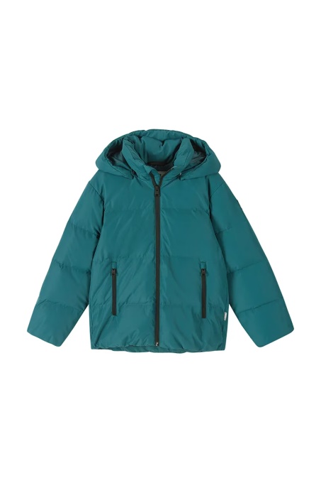 Geacă de iarnă cu puf natural Reima Paimio - Dark Teal