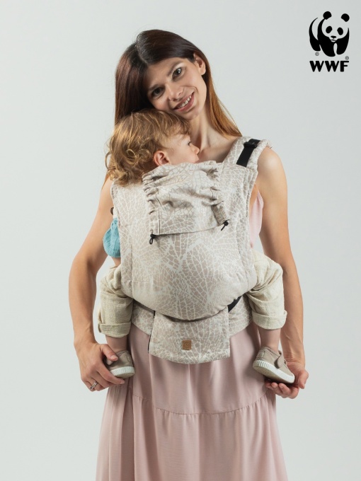 Isara Quick Full Buckle V2, Ivory Forest, Marsupiu Ergonomic