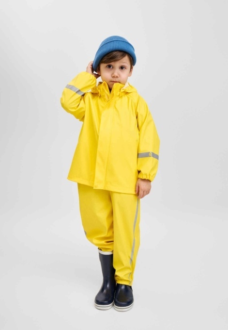 Jachetă de ploaie Reima Lampi Yellow - lifestyle