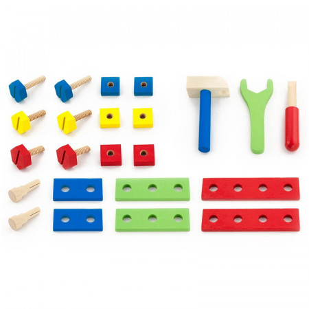 Ladita din lemn cu scule, Viga Toys