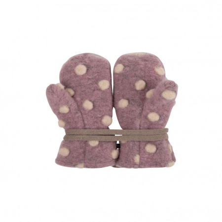 Mănusi din lână fiartă Pure Pure - Mauve