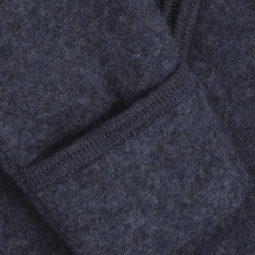 Overall cu urechi lână merinos fleece Huttelihut - Ombre Blue - Img 4