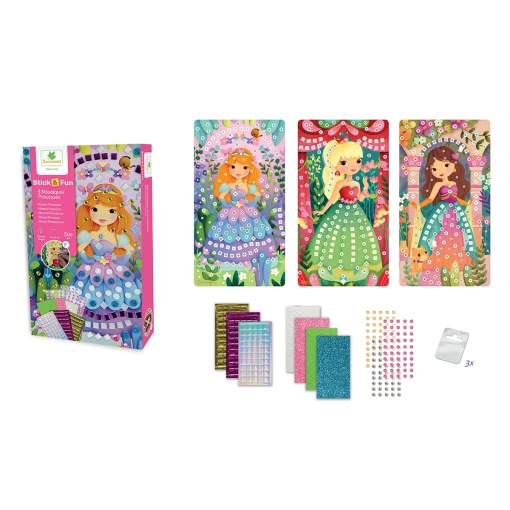Set creativ mozaic, Prințese, 500 piese - Img 2