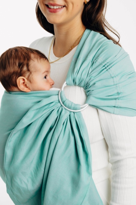 Sling cu inele Lennylamb - Matcha