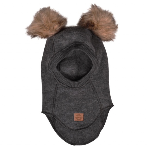 Cagulă lână merinos fleece Mikk-line - Anthracite Melange