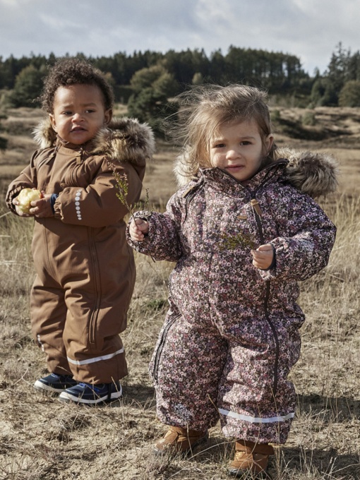 Snowsuit/Combinezon de iarnă impermeabil Minymo - Cocoa Brown
