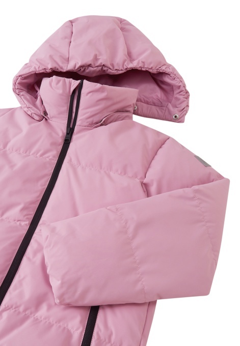 Geacă de iarnă cu puf natural Reima Paimio - Grey Pink