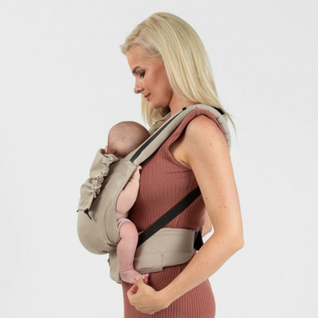 Marsupiu Ergonomic Isara Quick Full Buckle, Caffe Latte