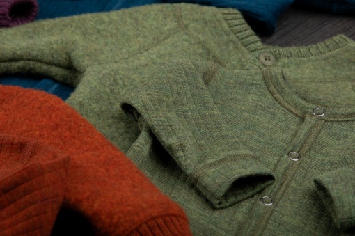Overall lână merinos cu/fara sosete Joha - Dark Olive