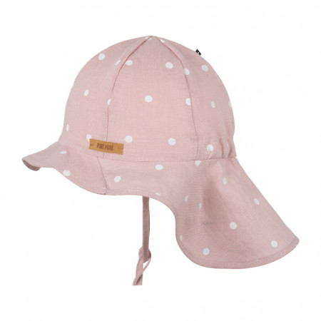 Pălărie din in - Soft Pink, Pure Pure