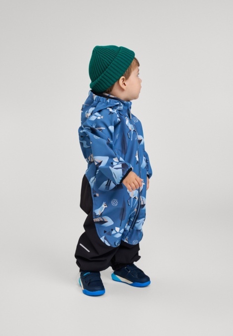 Salopetă impermeabila softshell Reima Mjosa, Blue Ocean