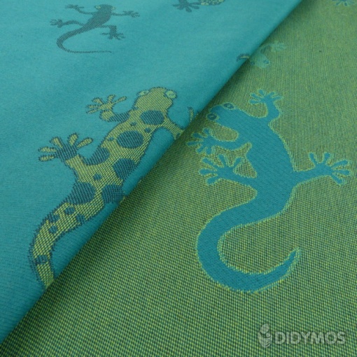 Wrap tesut, portbebe , Didymos - Geckos Emerald size 4 (3,7 m)