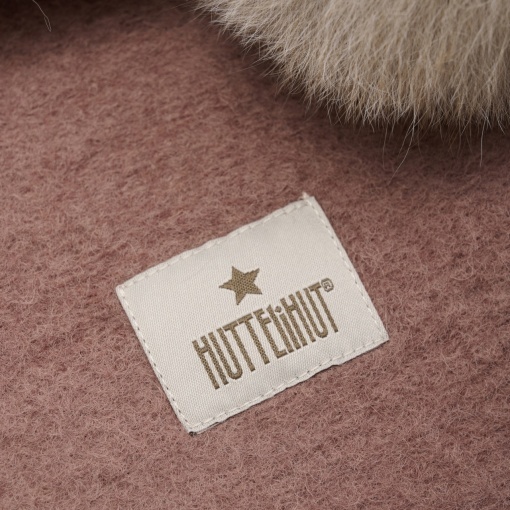 Cagulă lână merinos fiartă Huttelihut - Burlwood