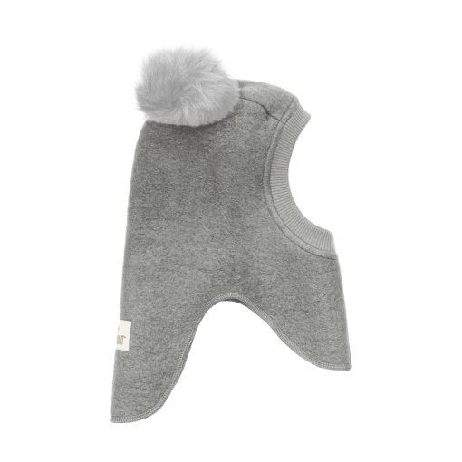 Cagulă lână merinos fiartă Huttelihut - Medium Grey Melange