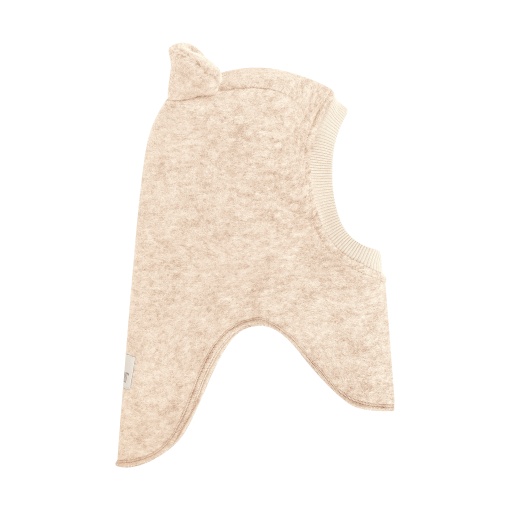 Cagulă dublată lână merinos fiartă Huttelihut - Teddy Sand Melange