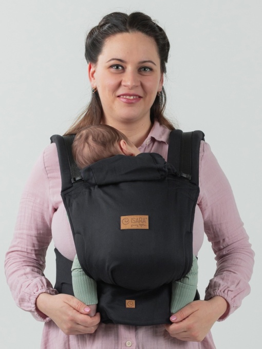 Isara Quick Full Buckle V2, Noire, Marsupiu Ergonomic