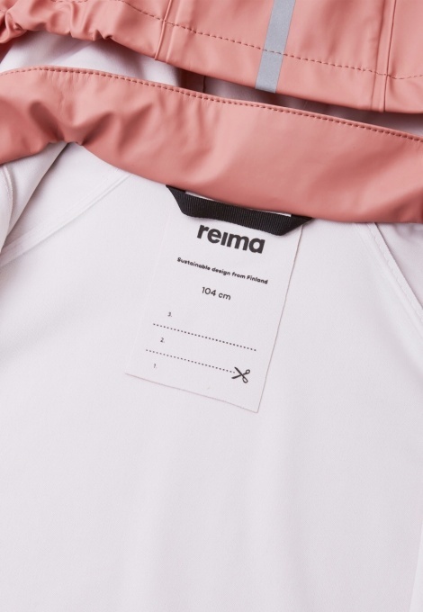 Jachetă de ploaie Reima Lampi Rose Blush - detaliu
