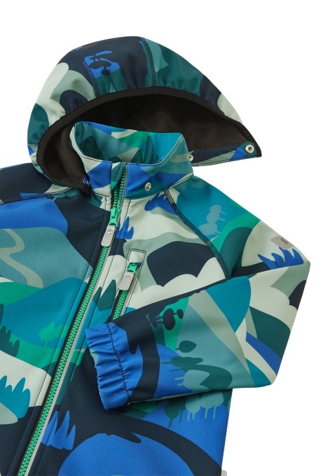 Jachetă softshell Reima Vantti, Sparkly Blue - Img 3