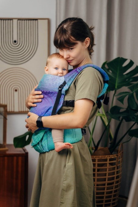 LennyLight - marsupiu ergonomic, Peacocks Tail Fantasy